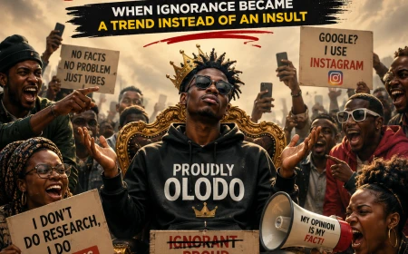🚨Olodo Uprising: When Ignorance Became a Trend Instead of an Insult